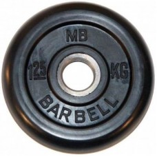 Диск обрезиненный BARBELL MB (металлическая втулка) 1.25 кг / диаметр 26 мм