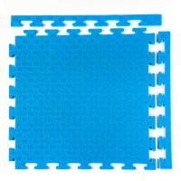 Мат-пазл повышенной плотности, 48 х 48 см, 8 мм, синий