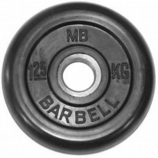 Диск обрезиненный BARBELL MB (металлическая втулка) 1.25 кг / диаметр 31 мм