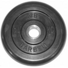 Диск обрезиненный BARBELL MB (металлическая втулка) 2.5 кг / диаметр 51 мм