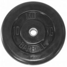 Диск обрезиненный BARBELL MB (металлическая втулка) 10 кг / диаметр 31 мм