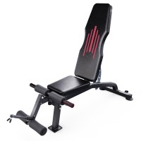 Скамья для жима DFC Sperax со сгибателем / разгибателем для ног