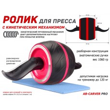 Ролик гимнастический одинарный PO-PL  (оранжевый)