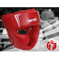 Шлем боксёрский закрытый red M