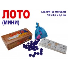 Лото (фишки - пластик, карточки - картон) :02-127