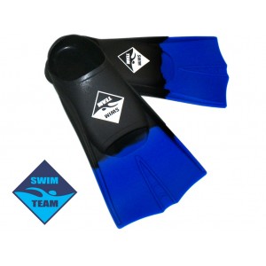 Ласты для бассейна размер 39-41 SWIM TEAM :TE-2737-2  (чёрно-синий)