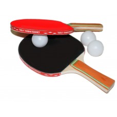 Набор для игры в настольный теннис 2 ракетки, 3 шарика: SH-012-2