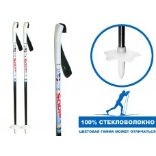 Палки лыжные стеклопластиковые TREK Universal  ЦСТ 70см  blue