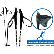Палки лыжные стеклопластиковые TREK Universal ЦСТ 110см  blue
