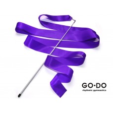 Лента гимнастическая с палочкой фиолетовая GO DO :PD-02