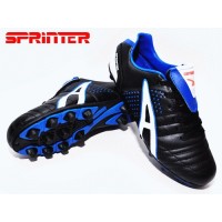 Футбольные бутсы с круглыми шипами SPRINTER BLACK :AX5566-45