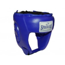 Шлем боксёрский SPRINTER открытый кожзам размер S :20-24:  (Синий)