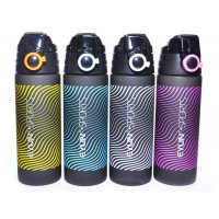 Бутылка для воды. Материал: пластик, силикон. Объём 600 ml. YY-901