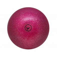 Мяч для художественной гимнастики GO DO. Диаметр 15 см. Цвет: розовый с глиттером. Производство: Рос