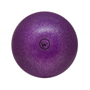 Мяч для художественной гимнастики GO DO. Диаметр 15 см. Цвет: фиолетовый с глиттером. Производство: 