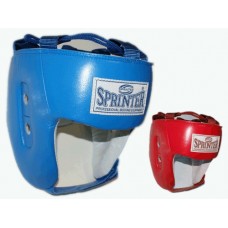 Шлем боксёрский SPRINTER открытый кожаный размер S
