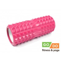 Валик ролл для фитнеса GO DO YY4-33-rose red