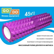 Валик ролл для фитнеса GO DO YY4-45-purple+