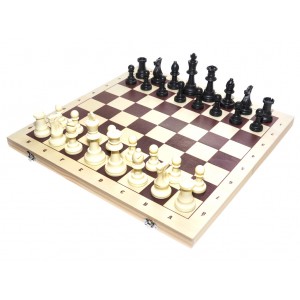 Шахматы гроссмейстерские с пластиковыми фигурами: Р420-3