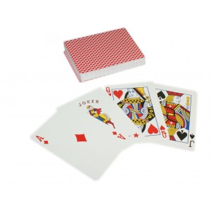 Карты игральные. 54 шт. в уп. Материал: ламинированный картон. Упаковка - картон. ZH-54