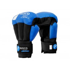 Перчатки для рукопашного боя RUSCOsport, синие, 10 Oz: с-10