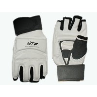 Перчатки для тхеквондо с напульсником на липучке. Размер М. :(ZZT-004М):