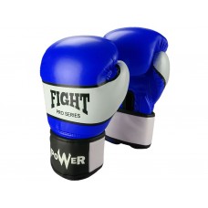 Перчатки боксёрские FIGHT PRO SERIES синие 12 унций PRO-F-С-12#
