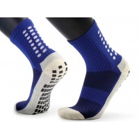 Носки с нескользящей подошвой. Цвет: синий.