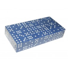 Кубик игровой №15. Цвет синий. Продажа упаковками. В упаковке 100 шт. К15#-С