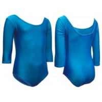 Купальник гимнастический. Размер XL. Цвет бирюза #07990