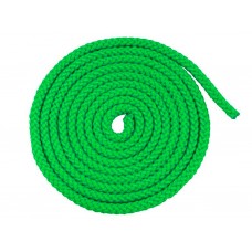 Скакалка гимнастическая, цветная ткань. Длина 3 метра. Цвет зелёный. :(АВ251):