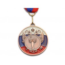 Медаль спортивная с лентой 3 место d - 5 см :5200-9