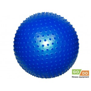 Мяч для фитнеса с массажными шипами синий d - 70 см GO DO :МА-70
