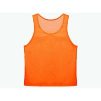 Манишка сетчатая оранжевая  р.XL