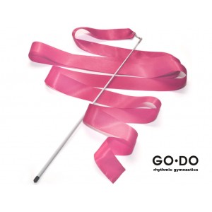 Лента гимнастическая с палочкой розовая GO DO :PD-02-Р