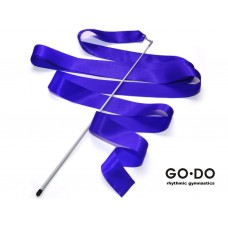 Лента гимнастическая с палочкой синяя GO DO :PD-02