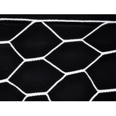 Сетка для футбольных ворот, форма ячейка 6-угольник, размер 6х8 см. :(104):